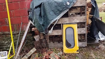 Skoolie Build #20: Demolition. Removing rivets and rear windows for roof raise.