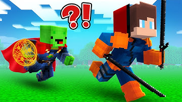 DEATHSTROKE Armor Speedrunner vs DOCTOR STRANGE Armor Hunter : JJ vs Mikey in Minecraft Maizen!