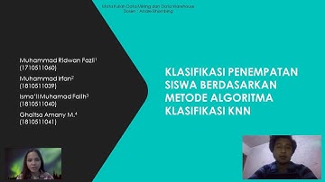 [Project] Presentasi Penelitian Project UAS Data Mining Teori