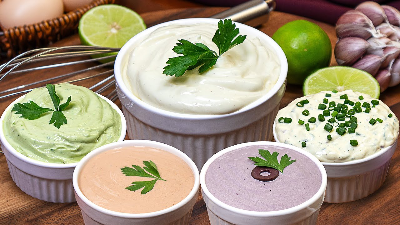 Cómo Preparar Mayonesa Casera + 4 VARIACIONES | Sazón y Corazón