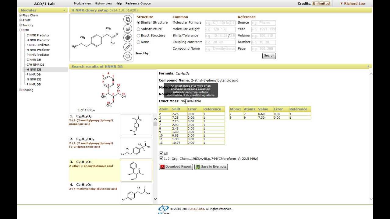 acd labs nmr predictor