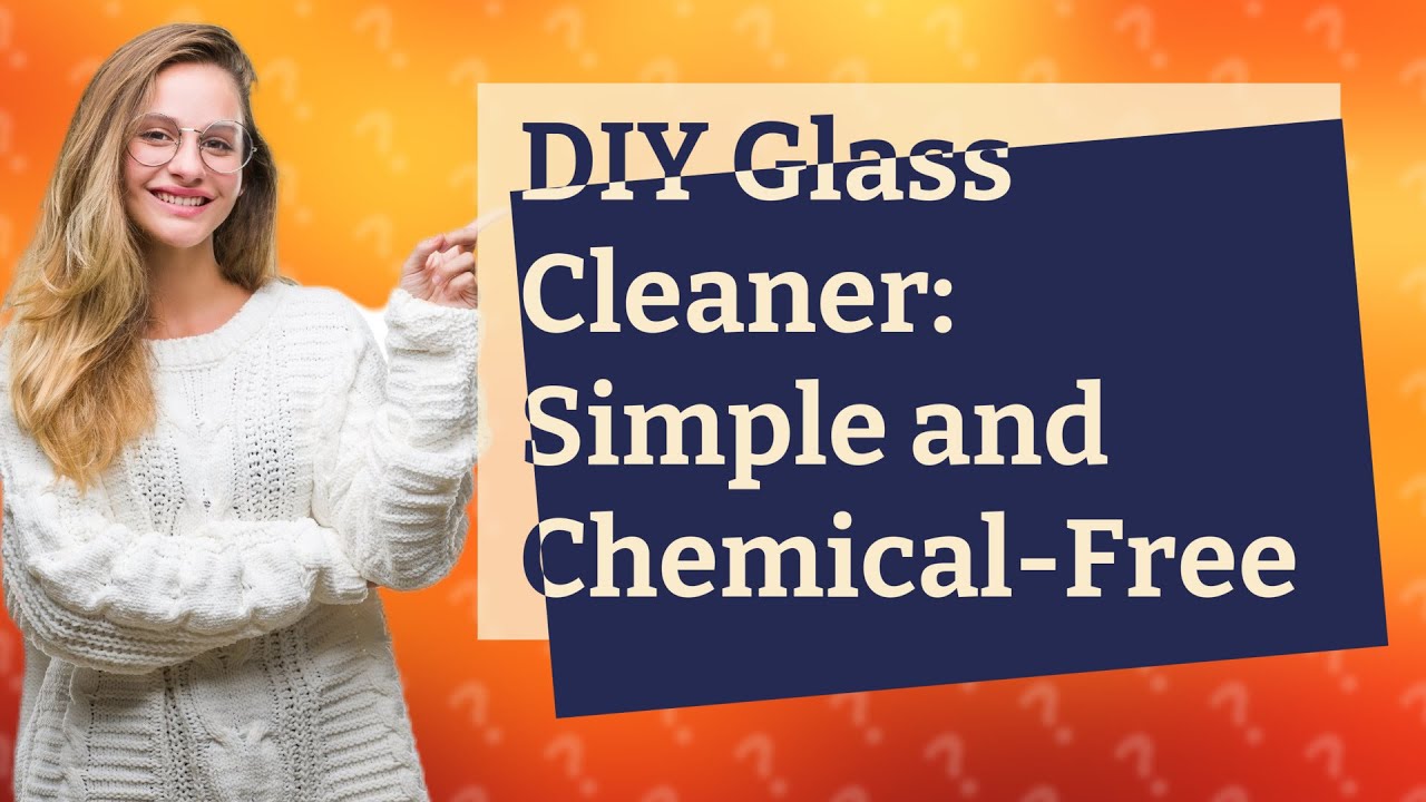 How Can I Easily Make My Own Glass Cleaner at Home? YouTube