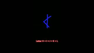 Letter band p2 #draw #h #i #j #k #l #motion #animation
