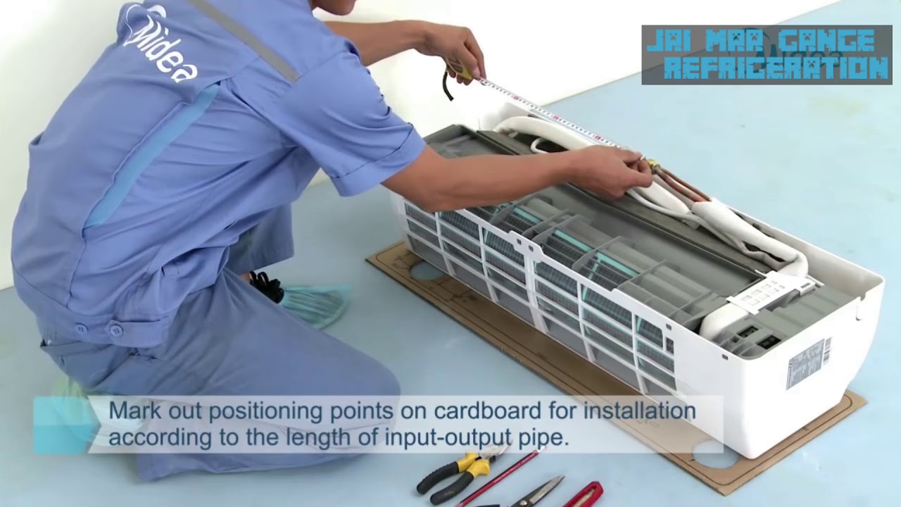 Split Air conditioner Installation in Hindi