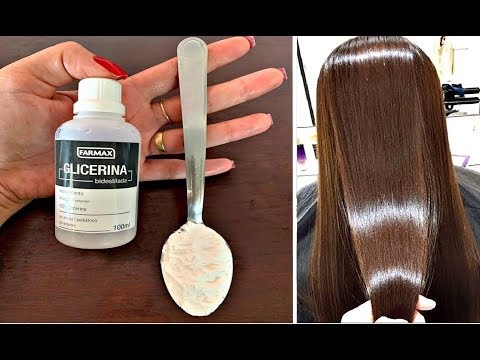 Glicerina para el pelo