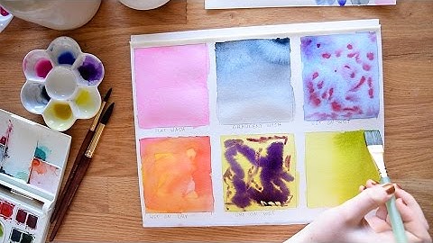 Beginner Watercolor Exercises Part 3~ Wash Techniques