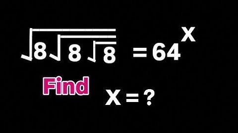 square root simplification | Math olympiad preparation | find value of x #matholympiadproblem#maths