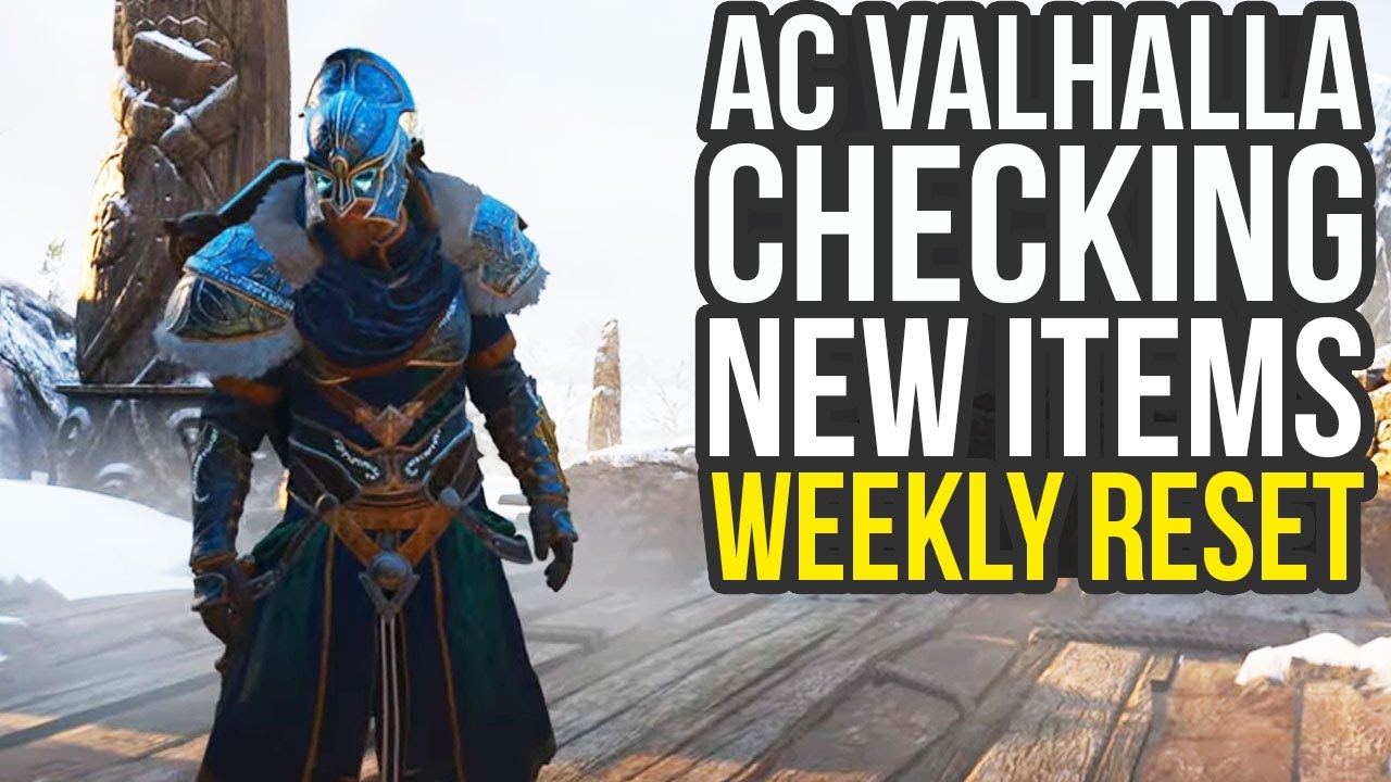 Checking New Items & More in Assassin's Creed Valhalla (AC Valhalla Weekly Reset Dec 22)
