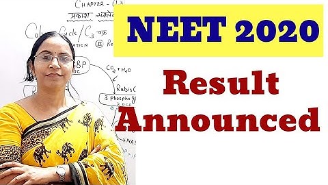 NEET 2020 Result Declared | How to check | NEET 2020 Latest news