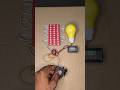 Powering 10 LED Light and Balab & veltemeter With Metal Gear Servo Motor #dcmotor #tech #shorts