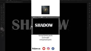 Shadow gradient on text in Illustrator| Graphistry #illustratortutorialforbeginners