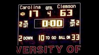 2003 Clemson vs South Carolina Football: 63-17