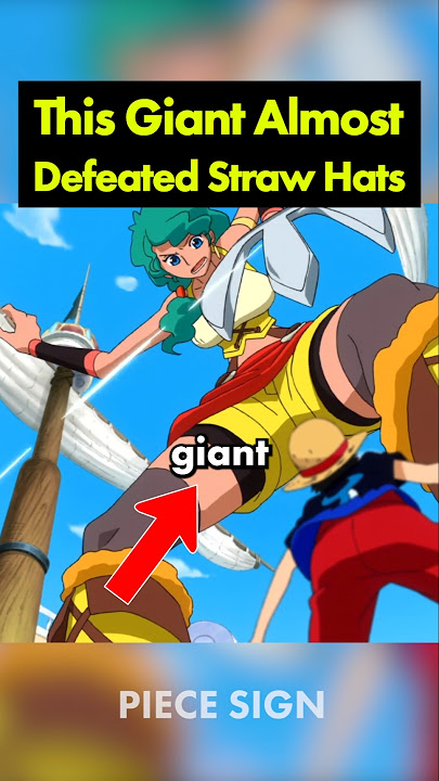 This giant nearly crushed the Straw Hats