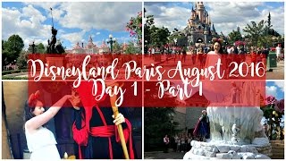 Disneyland Paris Vlogs August 2016 | Day 1 Part 1