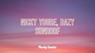 Nicky Youre, dazy - Sunroof Lyrics