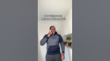 Extrovert Vs Introvert Phone Call 📱 #introvertvsextrovert #phonecall