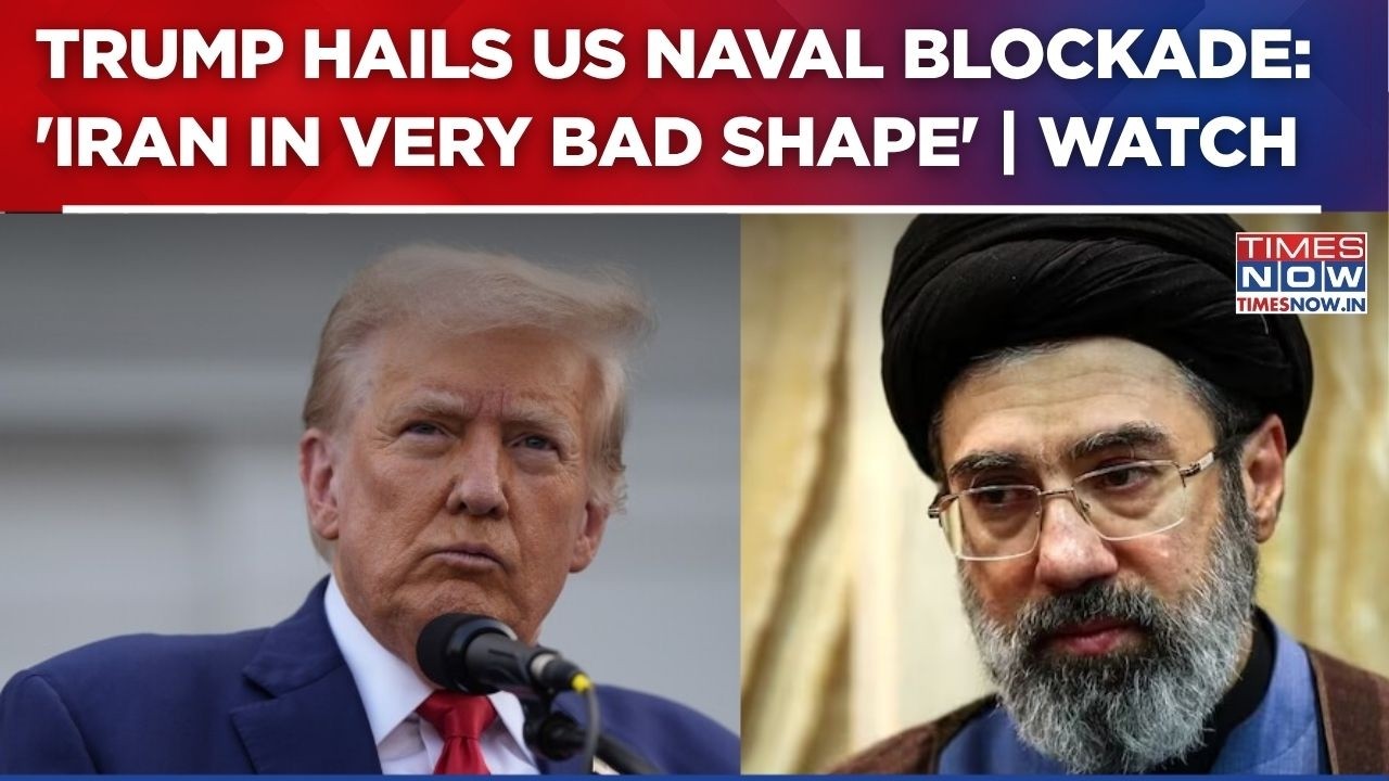 'Military Crippled': Trump Hails Naval Blockade As 'Effective'; Claims ...