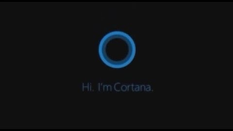 Microsoft Cortana - Introductory Video