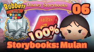Disney Tsum Tsum #6: Mulan Missions 100% - Storybooks Event April 2018! Robbett Watch