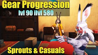 Ffxiv Gear Progression For Casuals Lvl 90 Ilvl 580 Gear