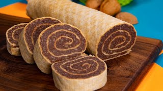 Wafers with walnuts and rum