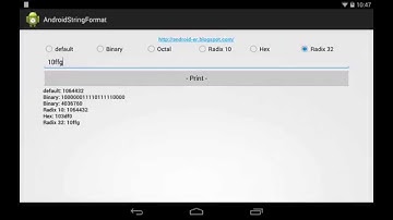 Convert String to int to String base on various radix