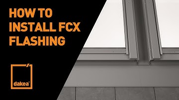 How to install Dakea COMBI FLAT TILE FLASHING (Known as FCX)