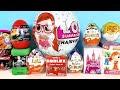 СЮРПРИЗ MIX! LOL Dolls Hairvibes, Roblox, Машинки, Disney, Миньоны, Natoons Unboxing Kinder Surprise