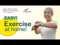 Quick 10minute beginner aerobic exercise standing  exercise at home  national heart centre