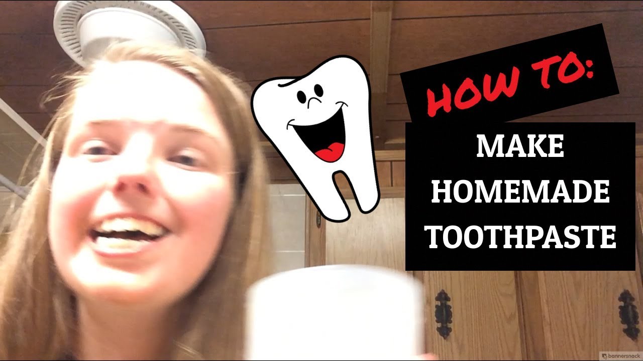 HOW TO MAKE HOMEMADE TOOTHPASTE YouTube