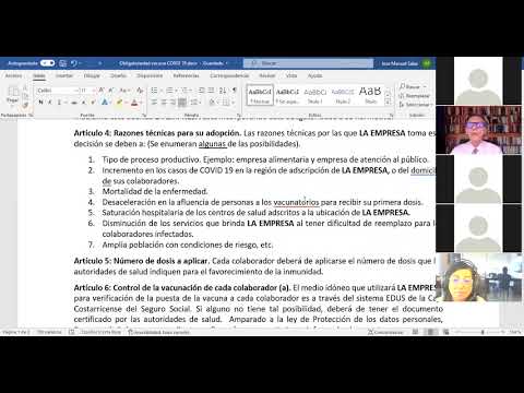 ¿Qué debe de implementar la empresa antes de exigir la vacunación obligatoria?