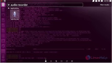 How to install Audio Recorder in Ubuntu