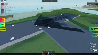 playing a plane game on roblox