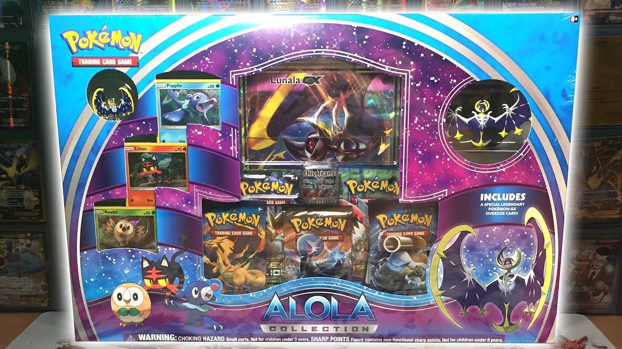 THIS BOX IS HUGE! Lunala Alola Pokemon Collection Box Opening!!