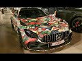 Hulk in Monaco! Mercedes AMG GT Coupé - Exotic sports car at the Casino full with Marvel Hulk Comics