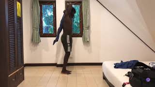 Towel tricep extensions
