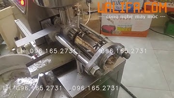 Máy ép dầu thực vật KD03 15kg-20/h tùy nguyên liệu