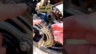 Install Bike Chain Easily #shorts #shortsfeed