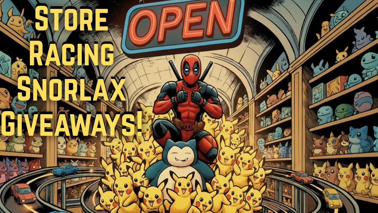 Store is Open! Lets Race! Pokemon Card Giveaways!