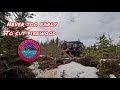 Staking out the shop  cutting firewood in alaska