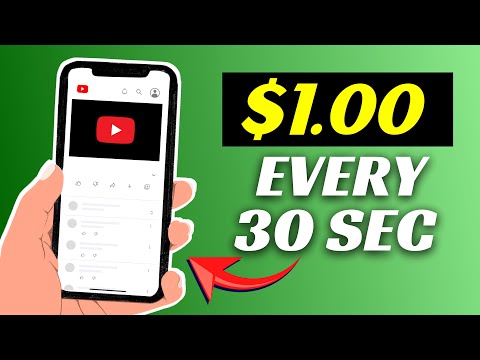 Earn $1 Every 30 Seconds From YouTube By Watching Videos! (Make Money Online 2022)