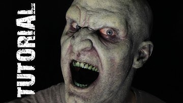 Foam Latex Self Application Tutorial Creature Makeup #2 HD