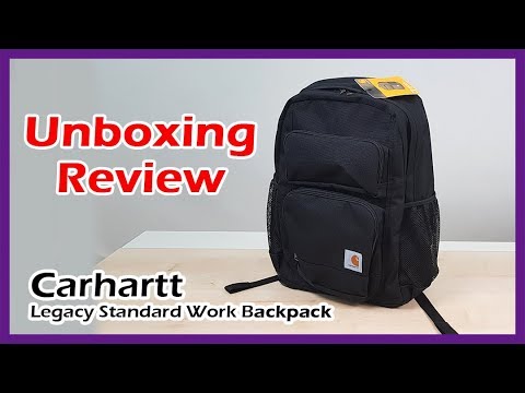 [CARHARTT] Legacy Standard Work Backpack Black Review 19032101