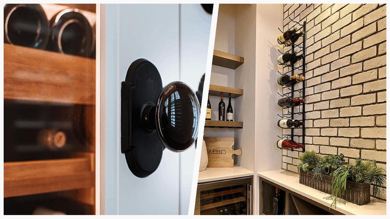 75 Farmhouse Brown Floor Wine Cellar Design Ideas You'll Love ⭐️