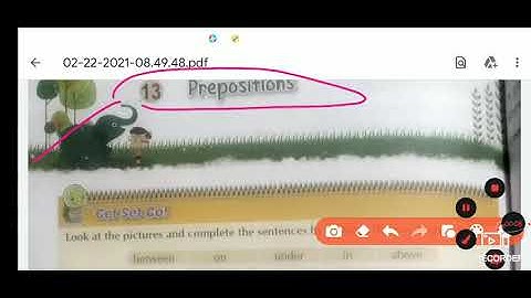 Class 3rd english grammar chapter 13 prepositions