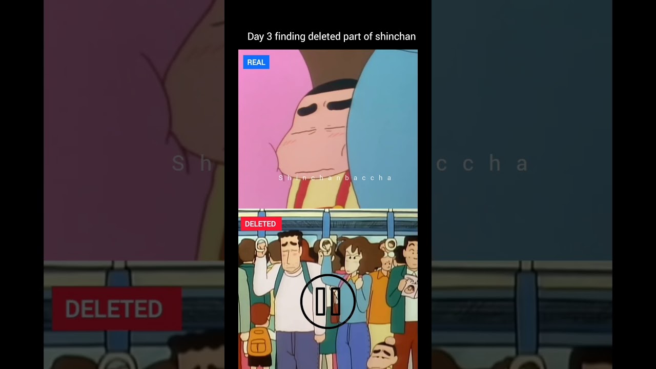 ⁣Shinchan Deleted Scene vs Real Scene! 🤯 #Shinchan #Anime #DeletedScenes #RealScenes #AnimeFans part7