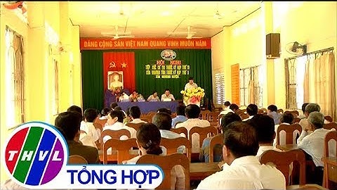 THVL | Đại biểu HĐND tỉnh và huyện Vũng Liêm tiếp xúc cử tri xã Hiếu Thuận