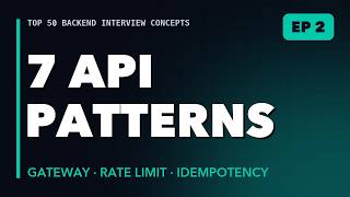 API Design Interview: Gateway, Rate Limiting, Idempotency | Top 50 Ep 2