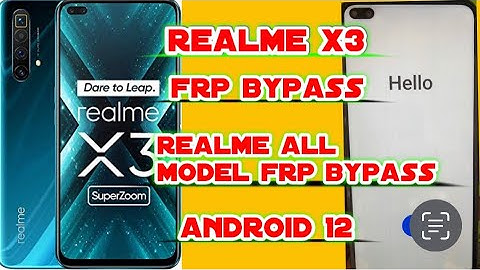 Realme x3 frp bypass | google account remove | Realme all model Frp bypass | pattern lock remove