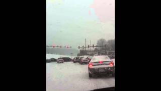 Durham North Carolina "Winter Storm Pax" Traffic Accident